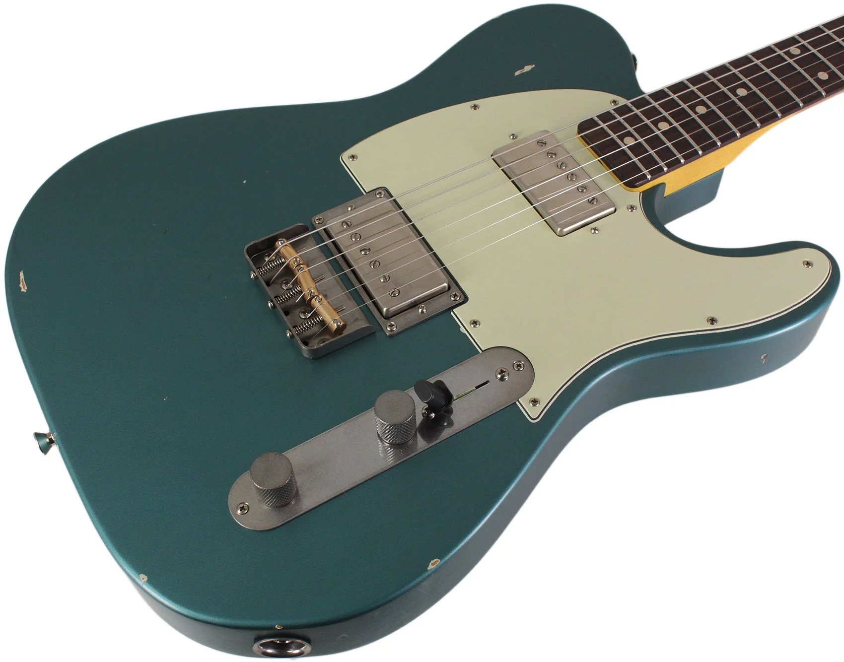Nash T2HB Guitar, Ocean Turquoise, Lollar Imperials, Light Aging - Image 2