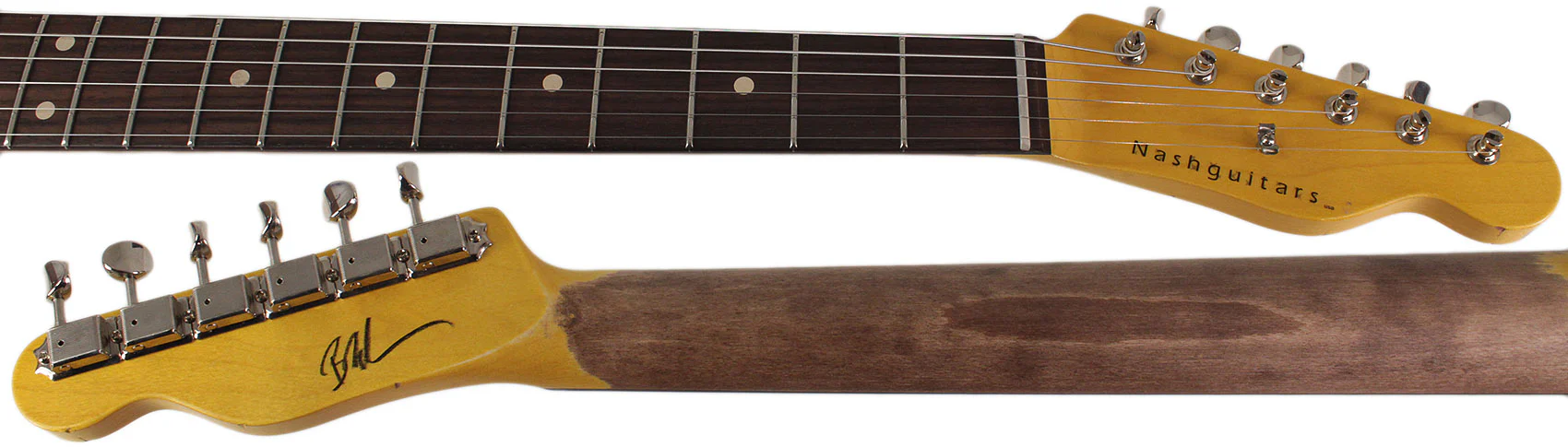 Nash T2HB Guitar, Ocean Turquoise, Lollar Imperials, Light Aging - Image 8