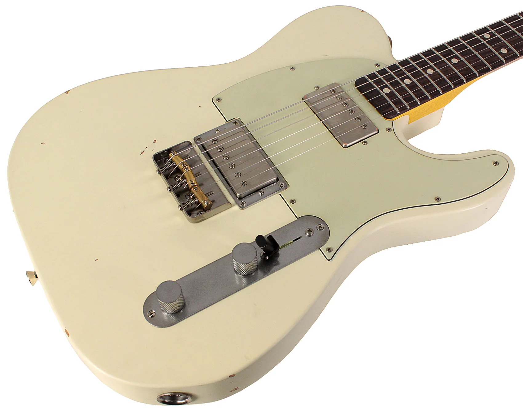 Nash T2HB Guitar, Olympic White, Light Aging - Image 2