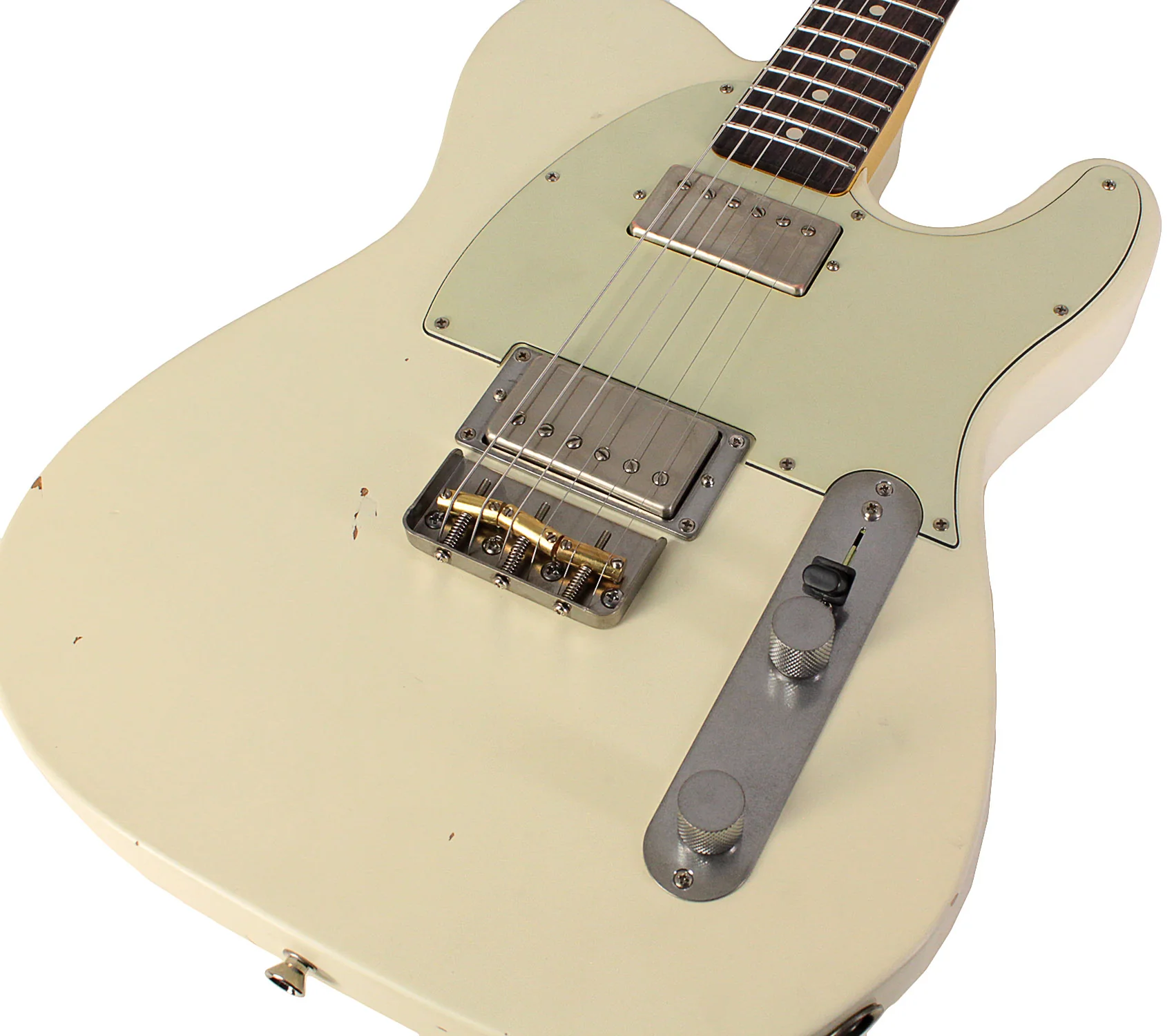 Nash T2HB Guitar, Olympic White, Light Aging - Image 3