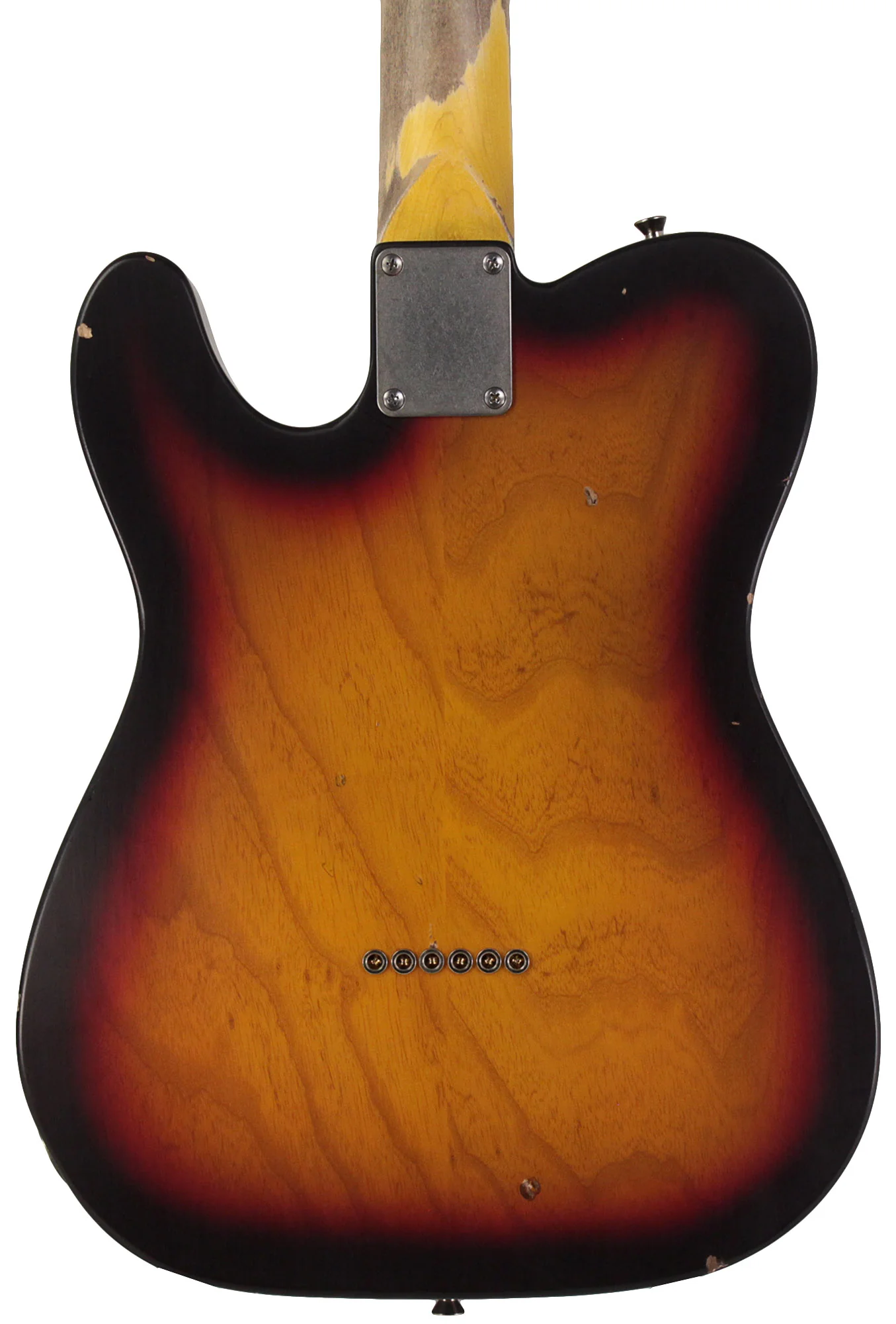 Nash T2HB Guitar, P90's, 3 Tone Burst, Light Aging - Image 5
