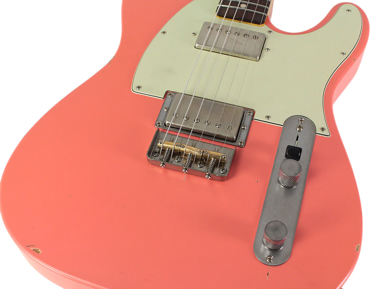 Nash T2HB Guitar, Salmon, Lollar Imperials, Light Aging - Image 3