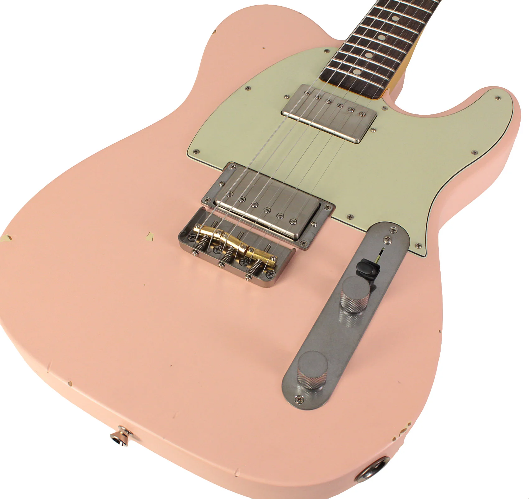 Nash T2HB Guitar, Shell Pink, Light Aging - Image 3