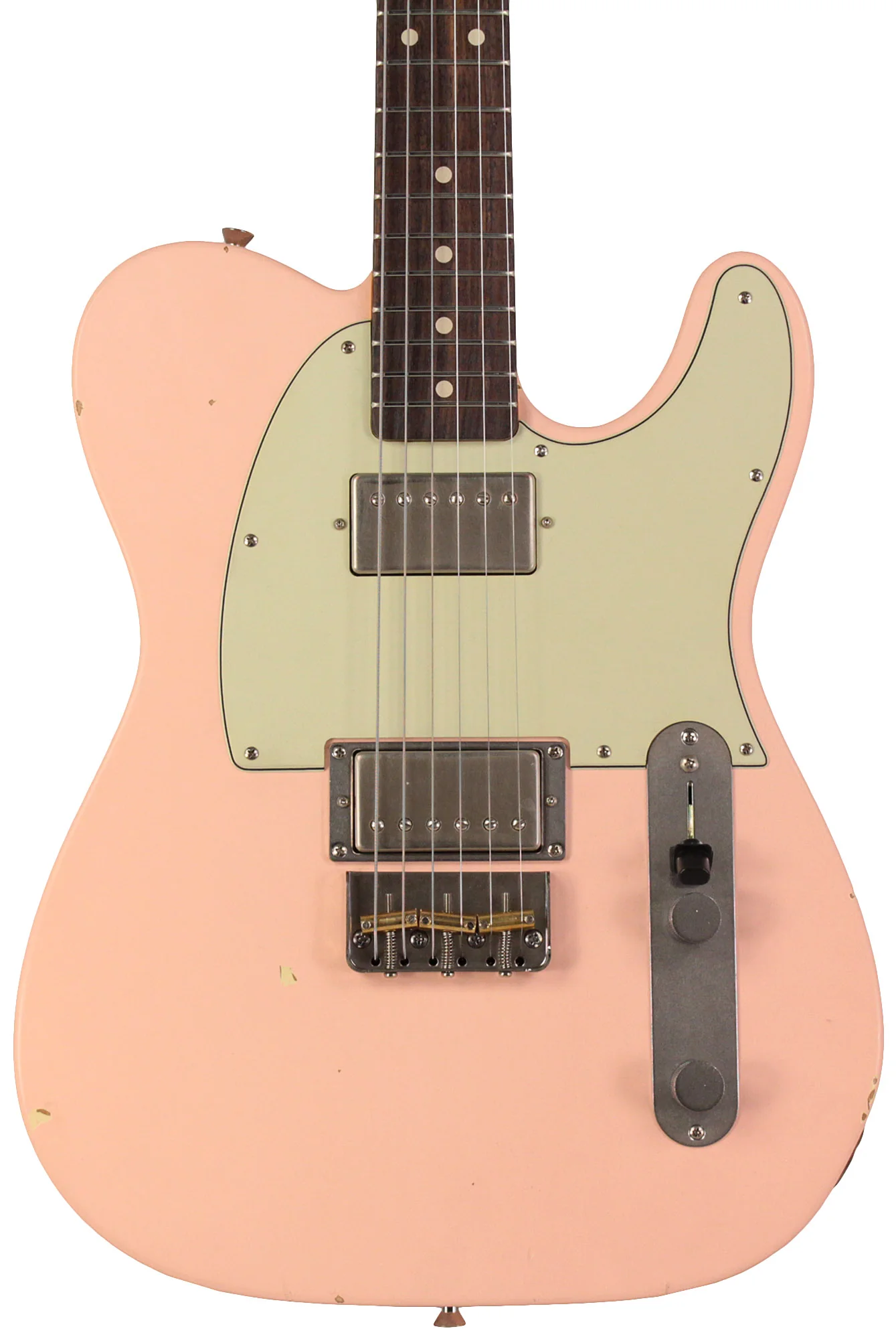 Nash T2HB Guitar, Shell Pink, Light Aging - Image 5