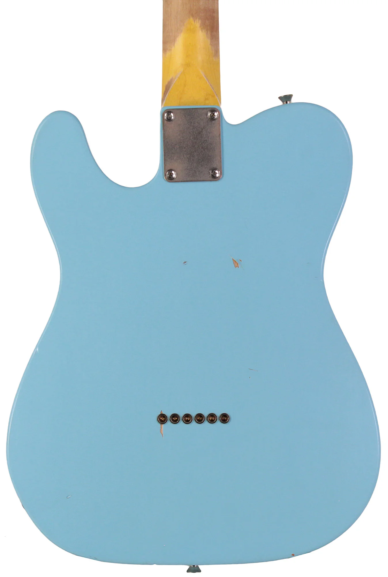 Nash T2HB Guitar, Sonic Blue, Light Aging - Image 6