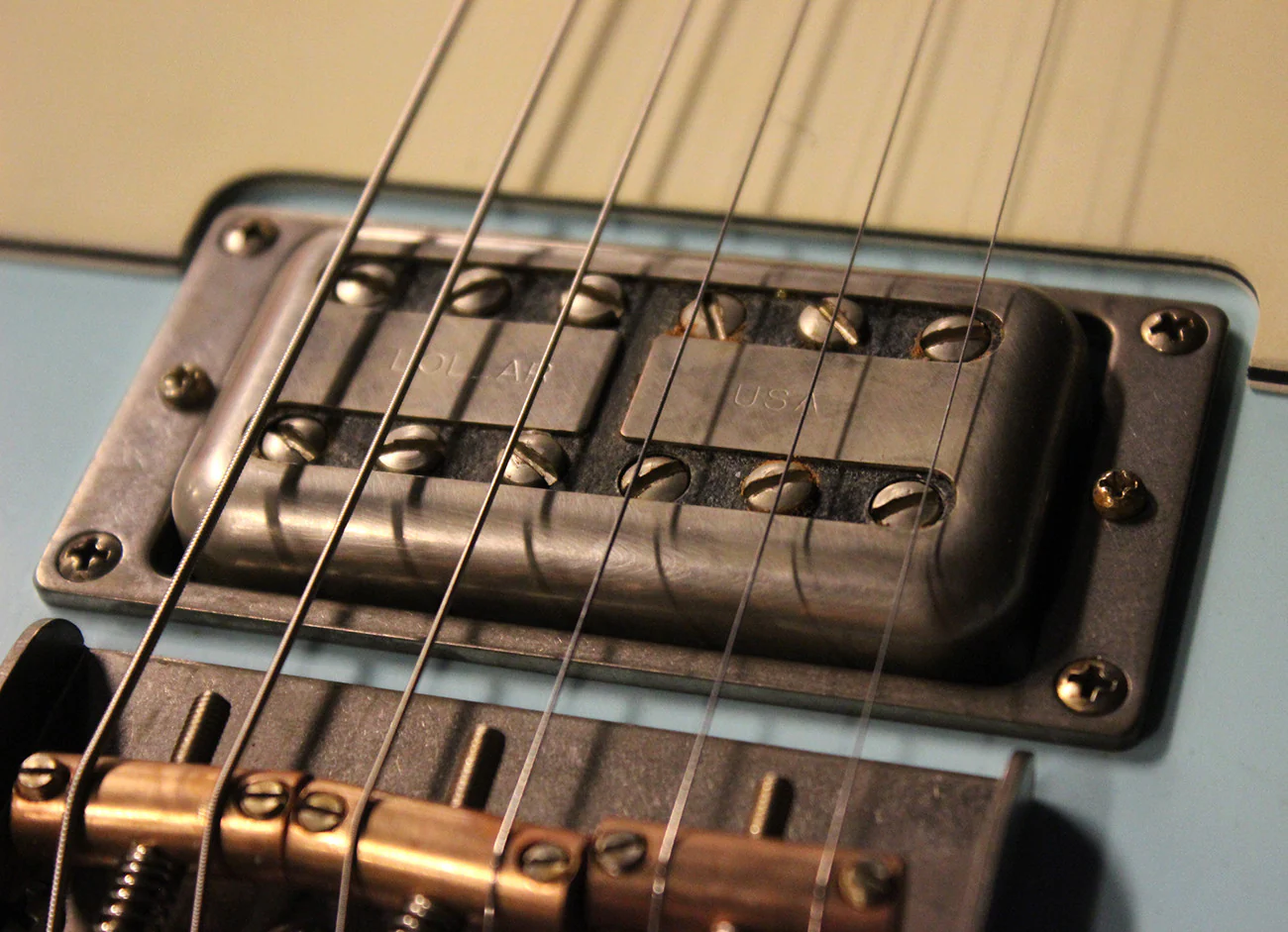 Nash T2HB Guitar, Sonic Blue, Lollartrons - Image 11