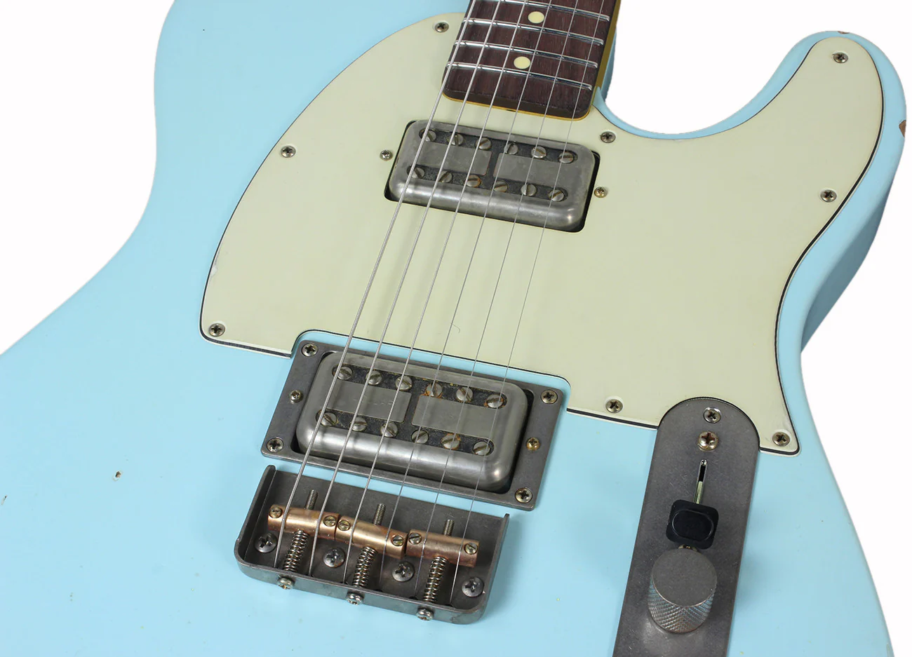 Nash T2HB Guitar, Sonic Blue, Lollartrons - Image 7