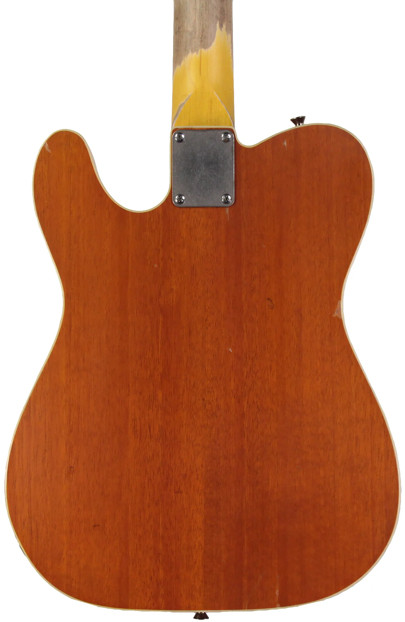 Nash T2HB Guitar, Vintage Amber, Mahogany Body, Double Bound, Bigsby - Image 6