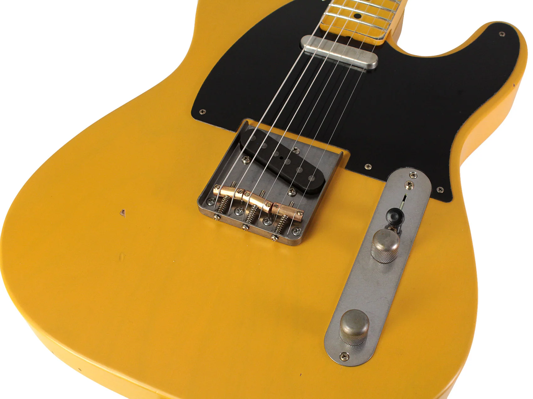 Nash T52 Guitar, Butterscotch Blonde, Light Aging - Image 3