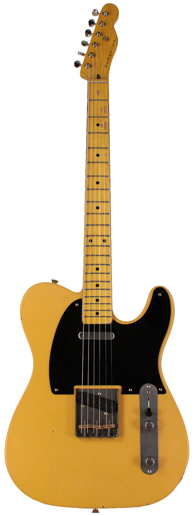 Nash T52 Guitar, Butterscotch Blonde, Boat Neck, Light Aging