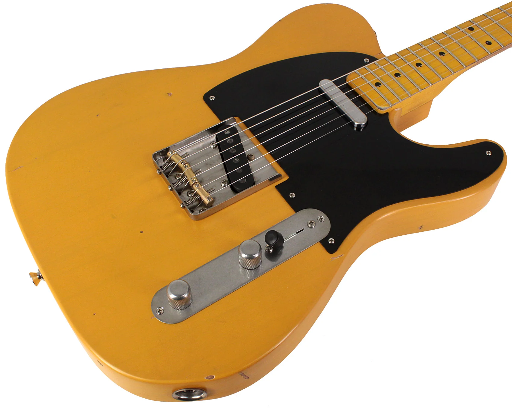 Nash T52 Guitar, Butterscotch Blonde, Boat Neck, Light Aging - Image 2
