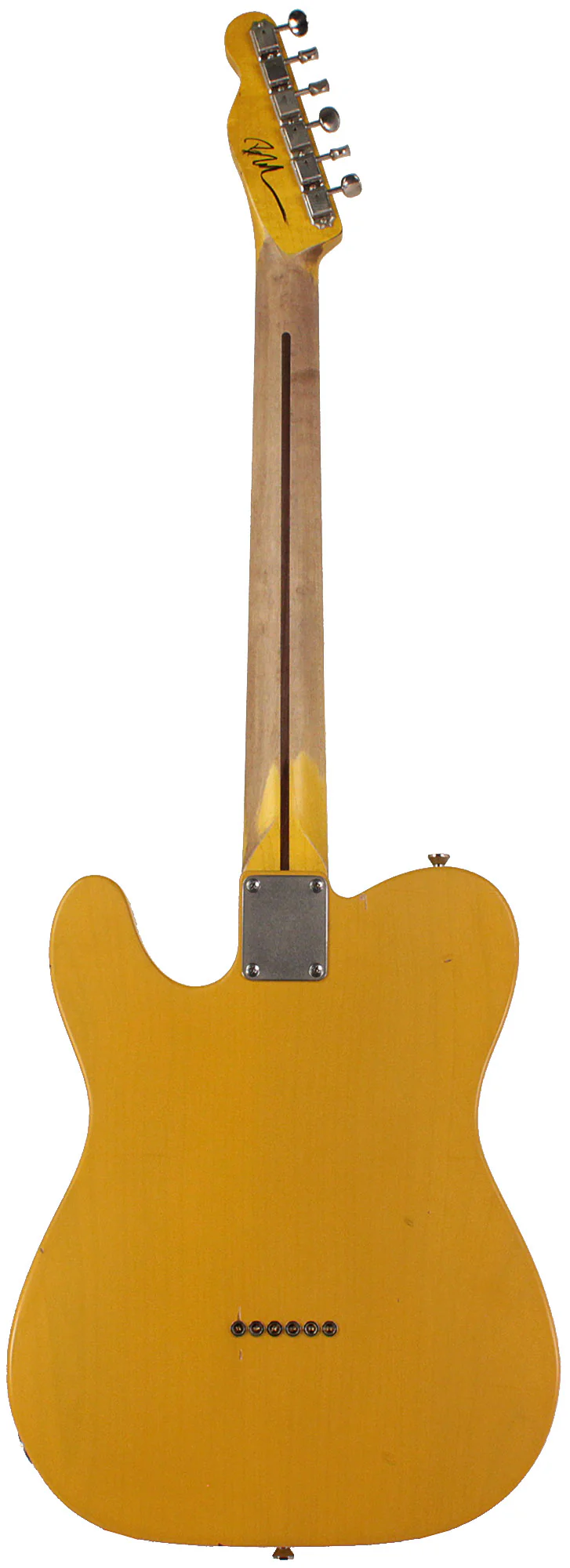 Nash T52 Guitar, Butterscotch Blonde, Boat Neck, Light Aging - Image 7