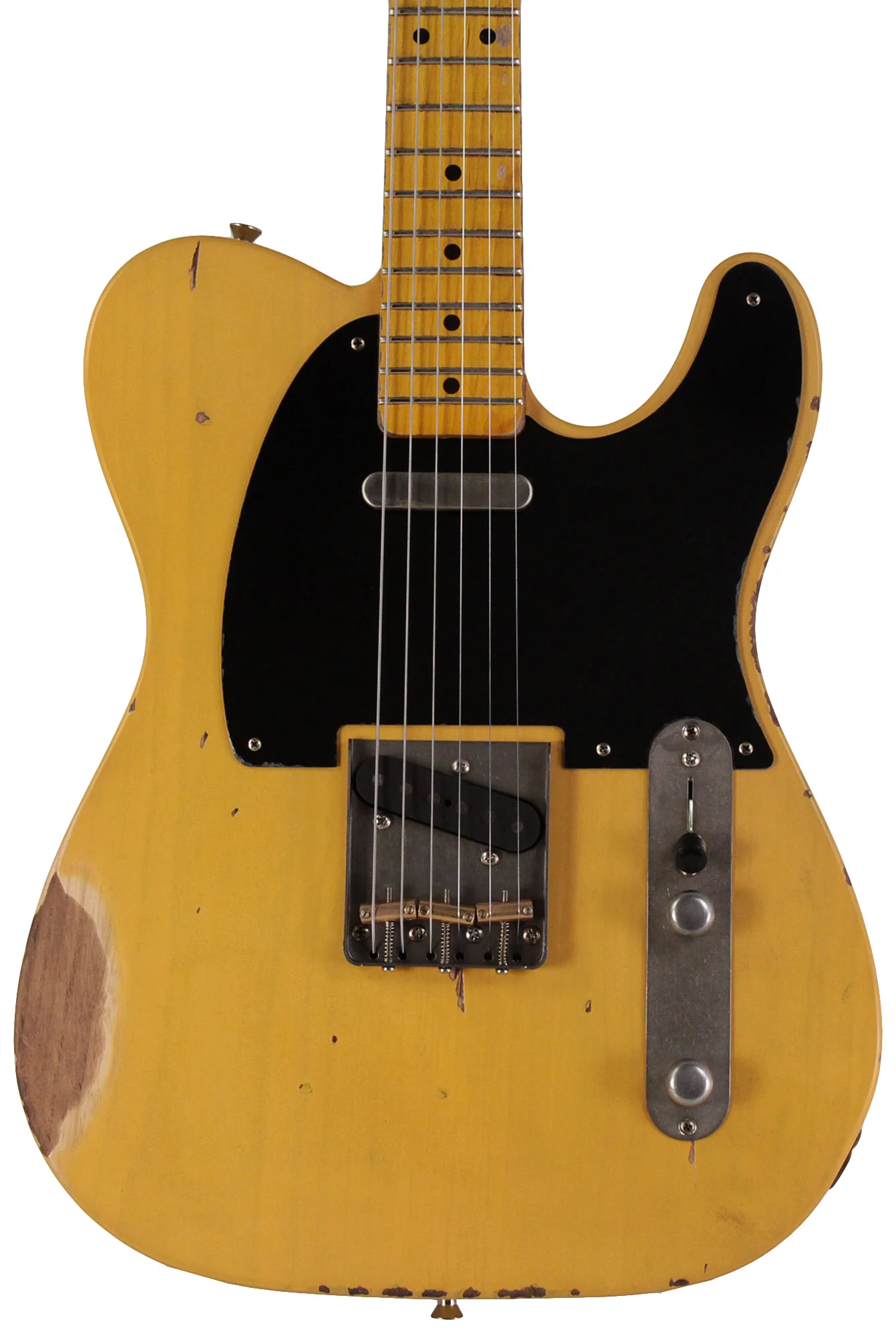 Nash T52 Guitar, Butterscotch Blonde, Boat Neck, Medium Aging - Image 6