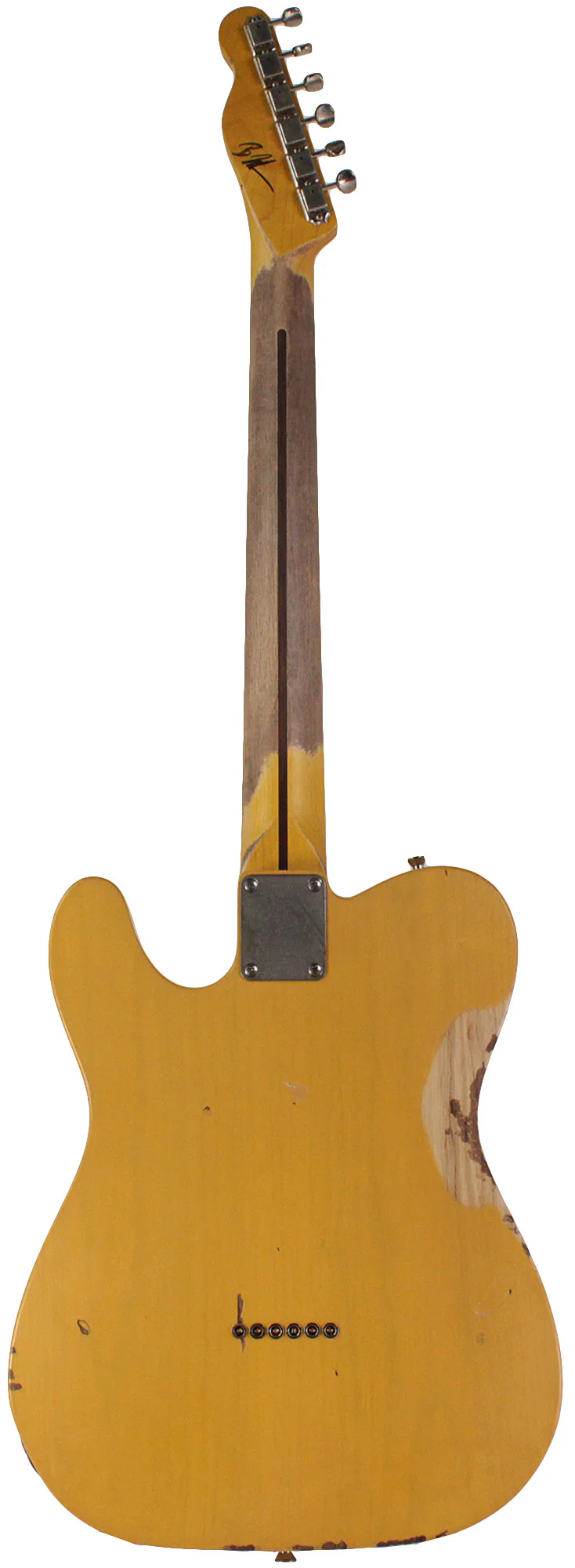 Nash T52 Guitar, Butterscotch Blonde, Boat Neck, Medium Aging - Image 7