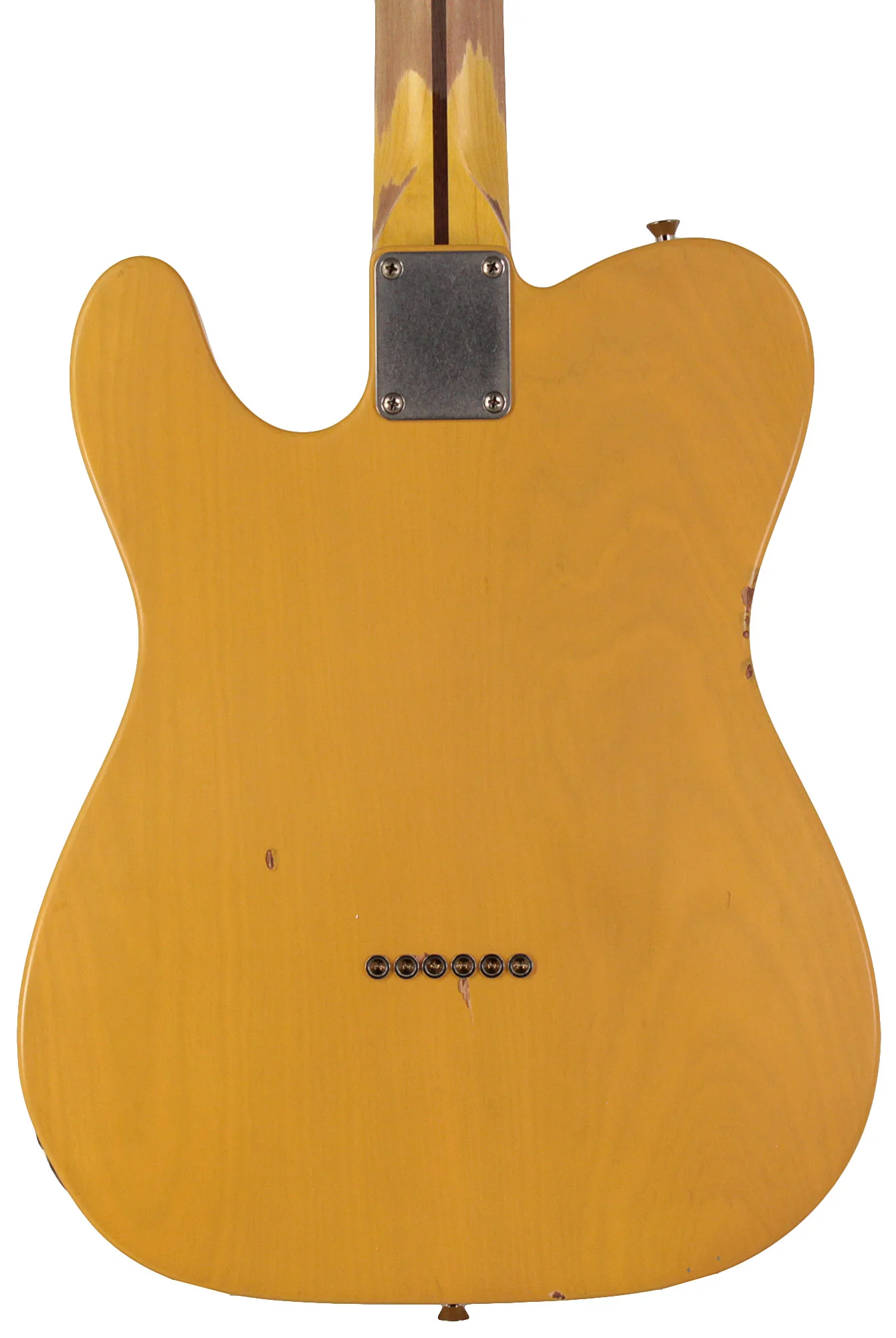 Nash T52 Guitar, Butterscotch Blonde, Humbucker, Light Aging - Image 6