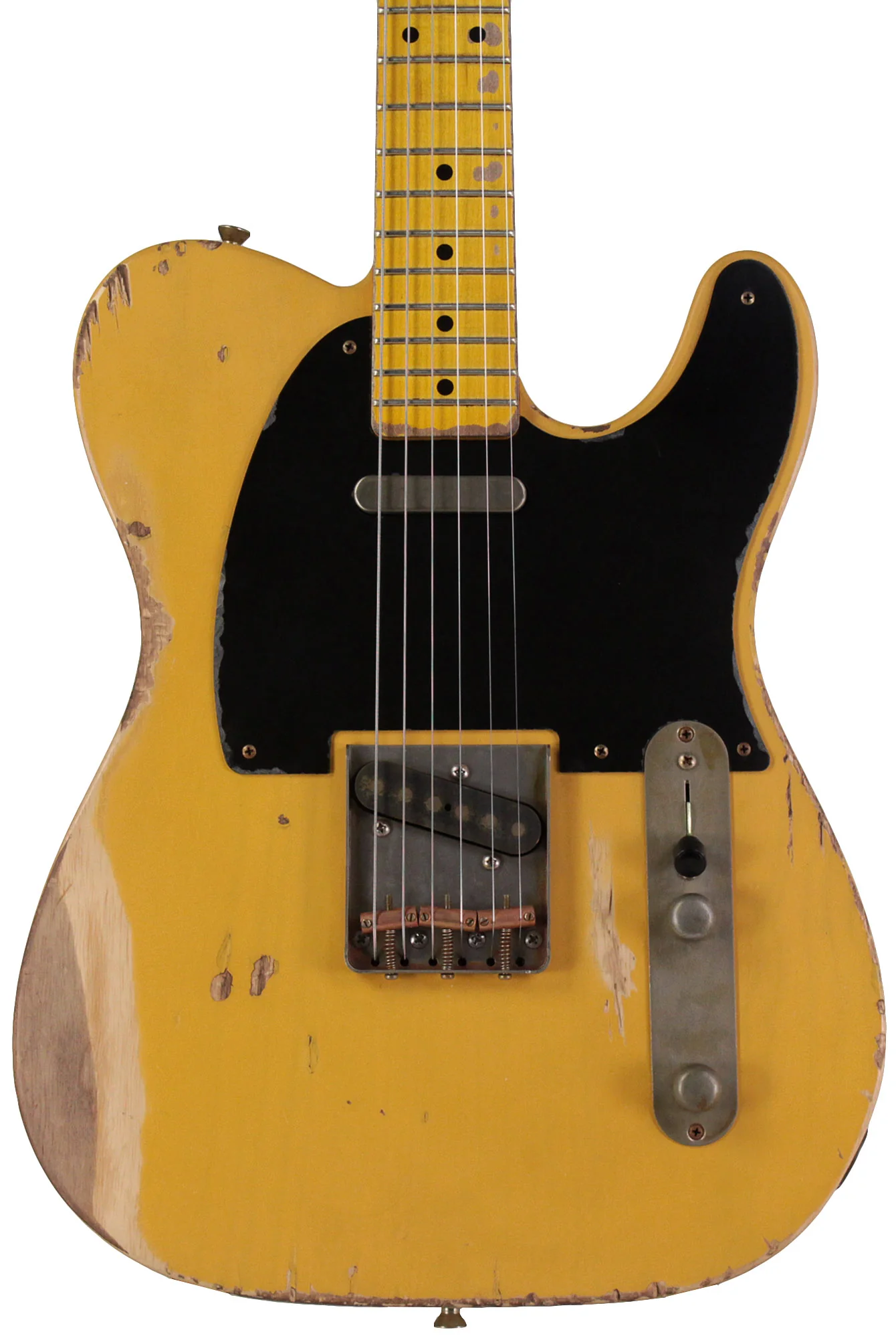 Nash T52 Guitar, Butterscotch Blonde, Heavy Aging - Image 6