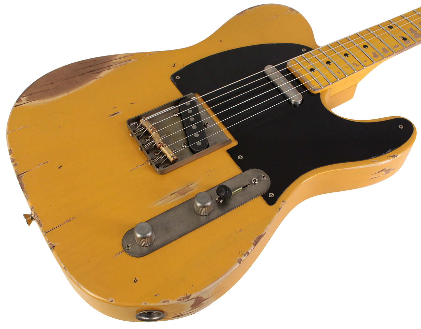 Nash T52 Guitar, Butterscotch Blonde, Heavy Aging - Image 2