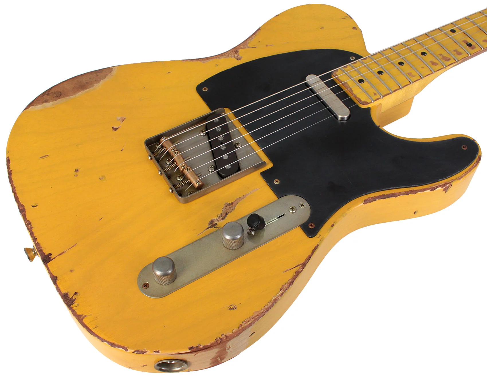 Nash T52 Guitar, Butterscotch Blonde, Heavy Aging - Image 2