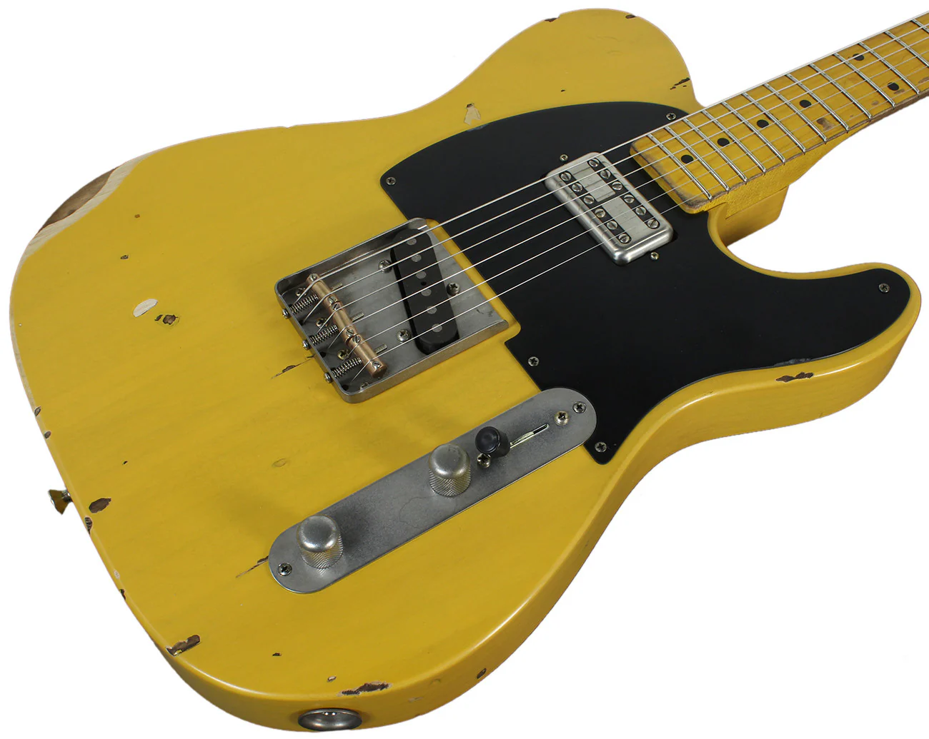 Nash T52 Guitar, Butterscotch Blonde, Lollartron, Medium Aging