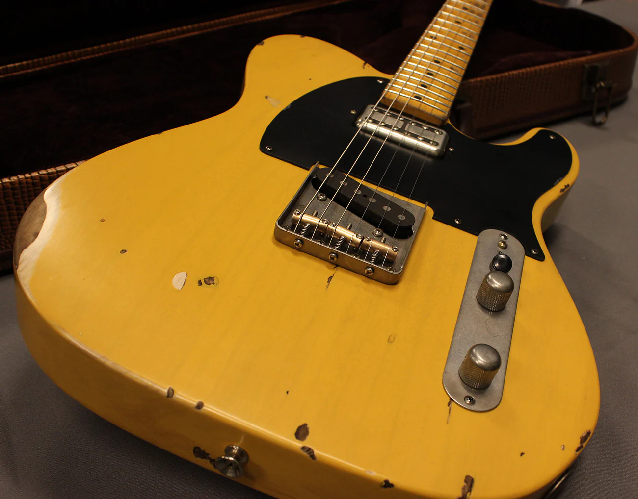 Nash T52 Guitar, Butterscotch Blonde, Lollartron, Medium Aging - Image 10