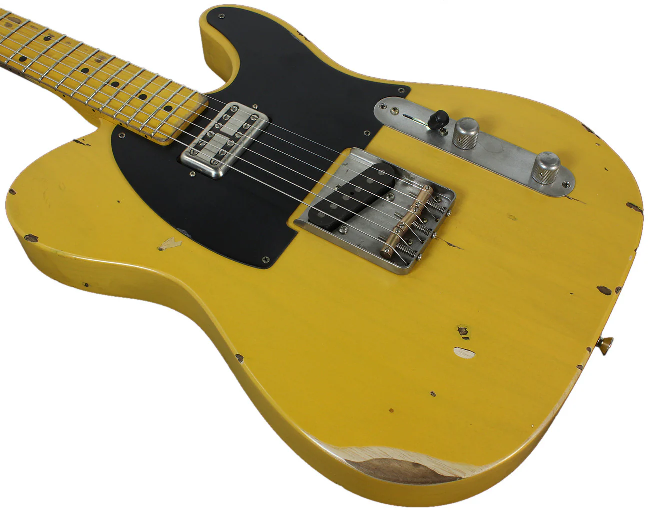 Nash T52 Guitar, Butterscotch Blonde, Lollartron, Medium Aging - Image 6