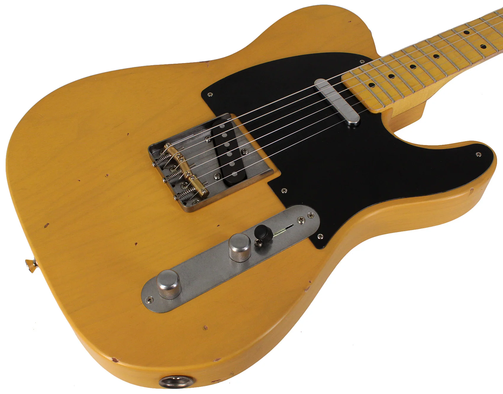 Nash T52 Guitar, Butterscotch Blonde, Light Aging - Image 2