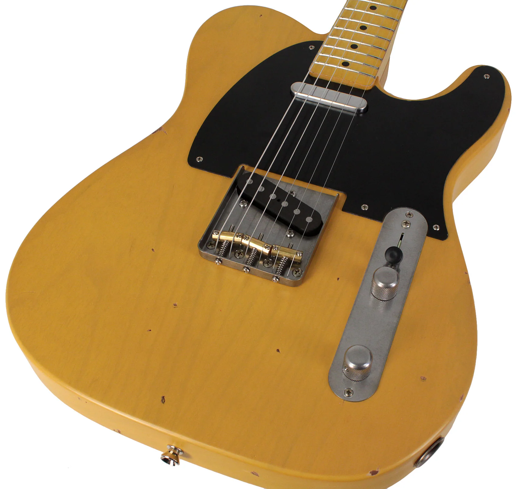 Nash T52 Guitar, Butterscotch Blonde, Light Aging - Image 3