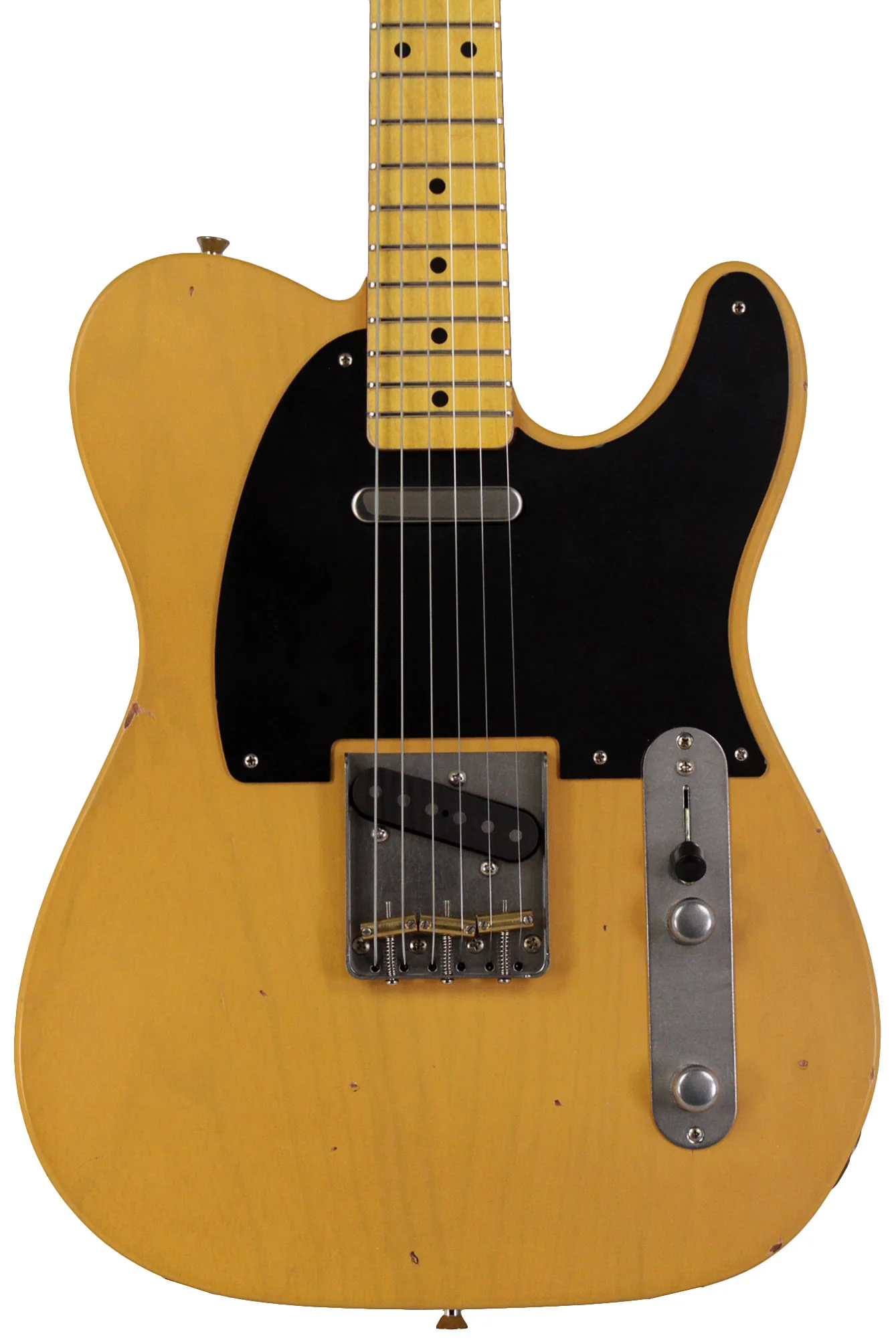 Nash T52 Guitar, Butterscotch Blonde, Light Aging - Image 5