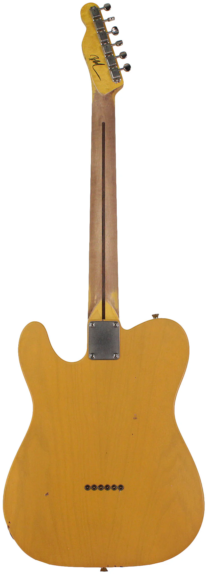 Nash T52 Guitar, Butterscotch Blonde, Light Aging - Image 7