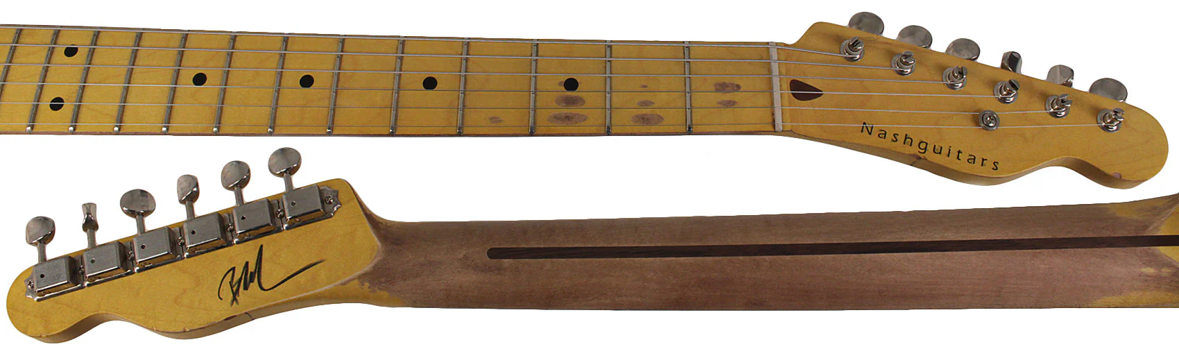 Nash T52 Guitar, Butterscotch Blonde, Light Aging - Image 8