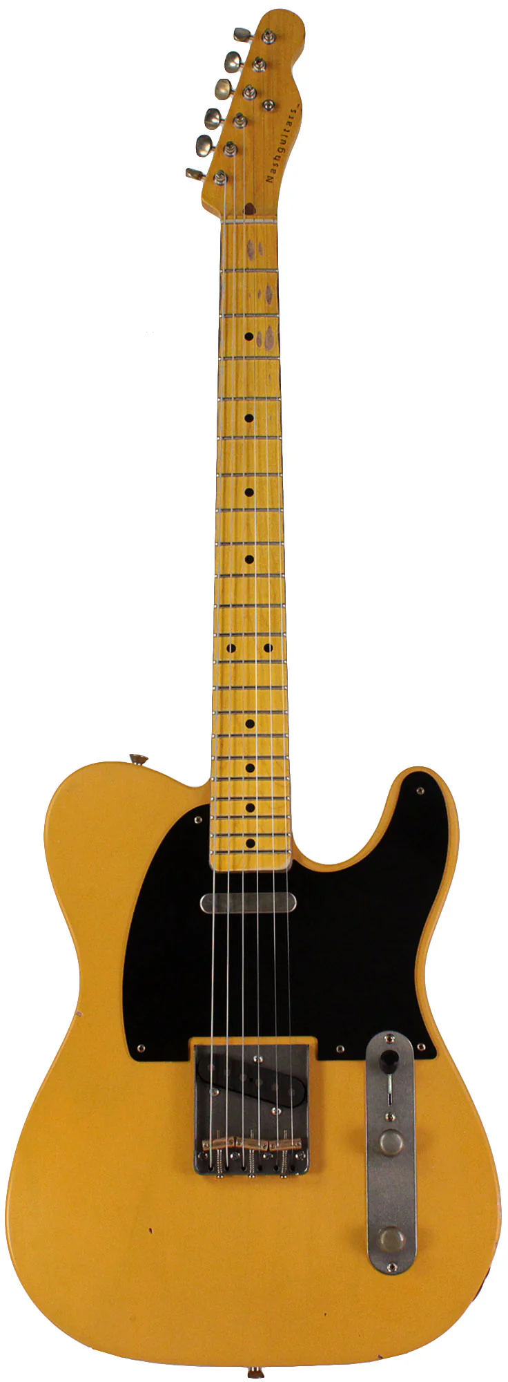 Nash T52 Guitar, Butterscotch Blonde, Light Aging