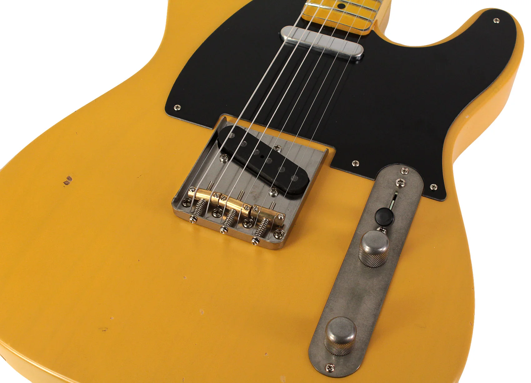 Nash T52 Guitar, Butterscotch Blonde, Light Aging - Image 3