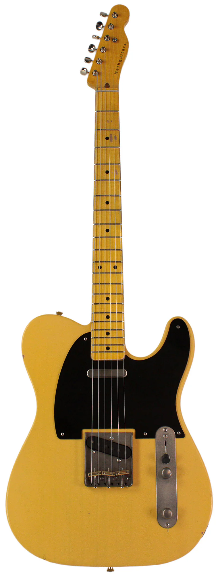 Nash T52 Guitar, Butterscotch Blonde, Light Aging