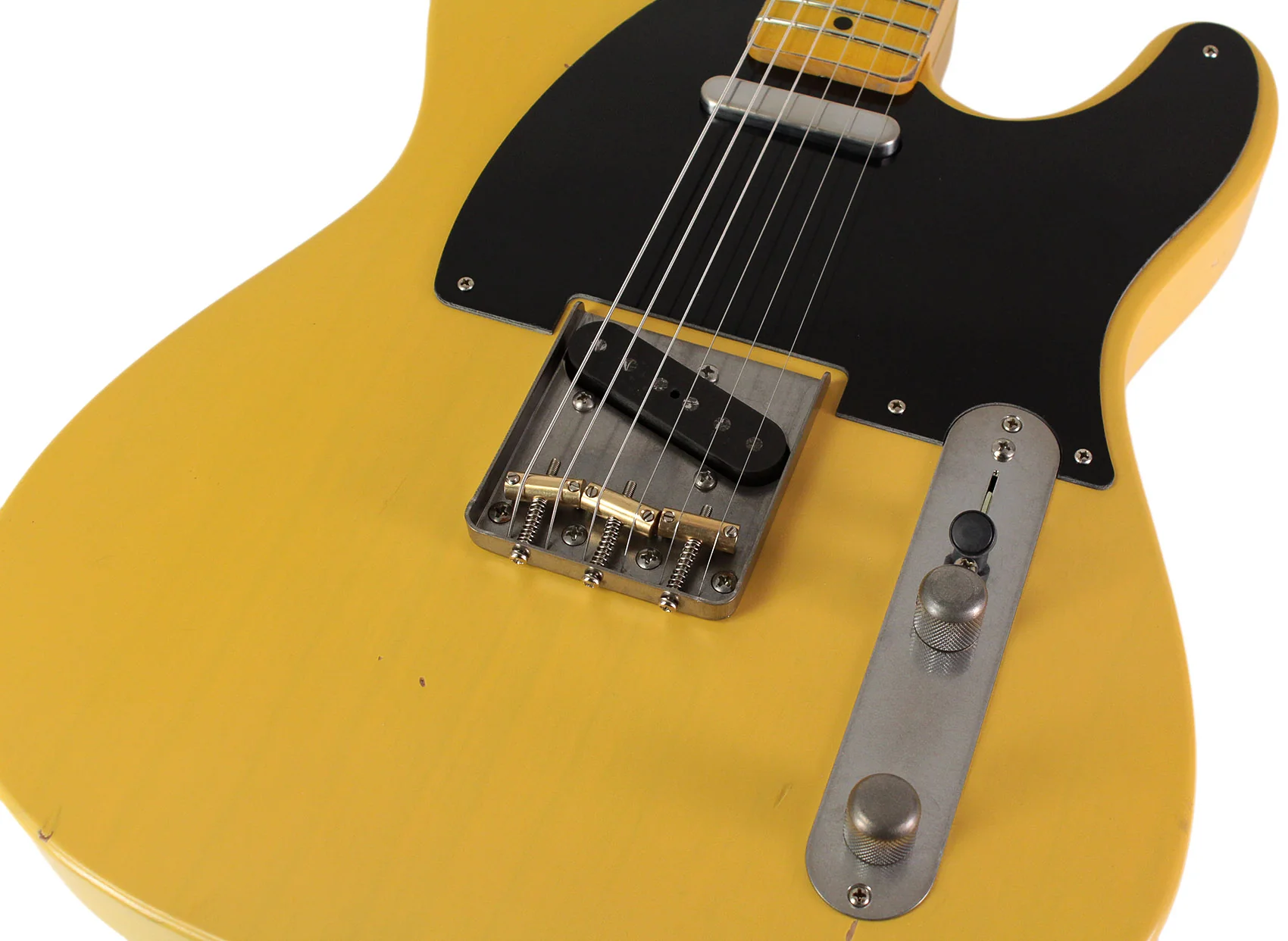 Nash T52 Guitar, Butterscotch Blonde, Light Aging - Image 3