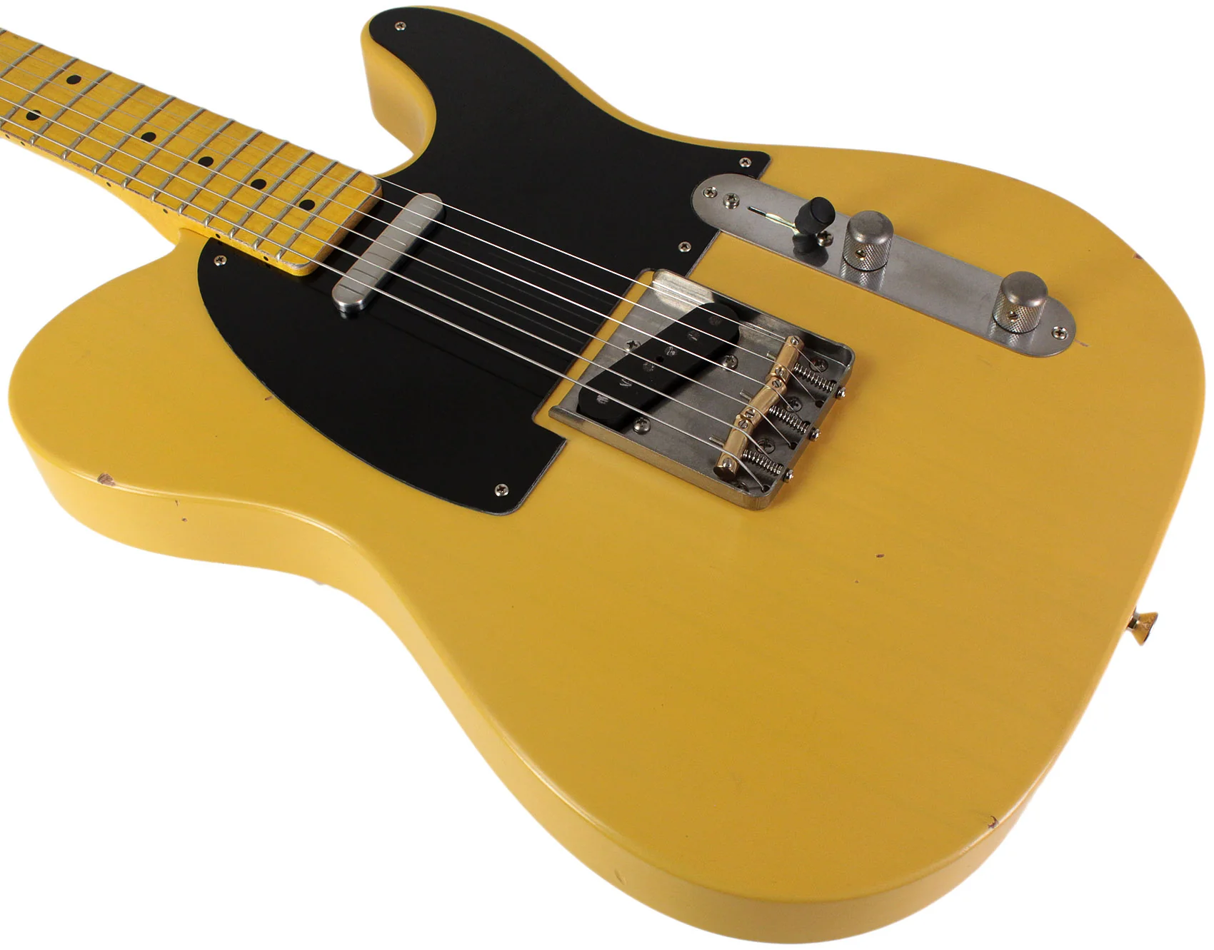 Nash T52 Guitar, Butterscotch Blonde, Light Aging - Image 4
