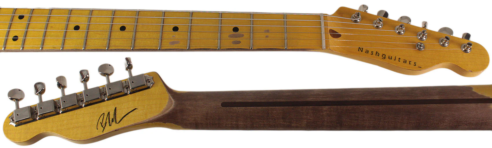 Nash T52 Guitar, Butterscotch Blonde, Light Aging - Image 8