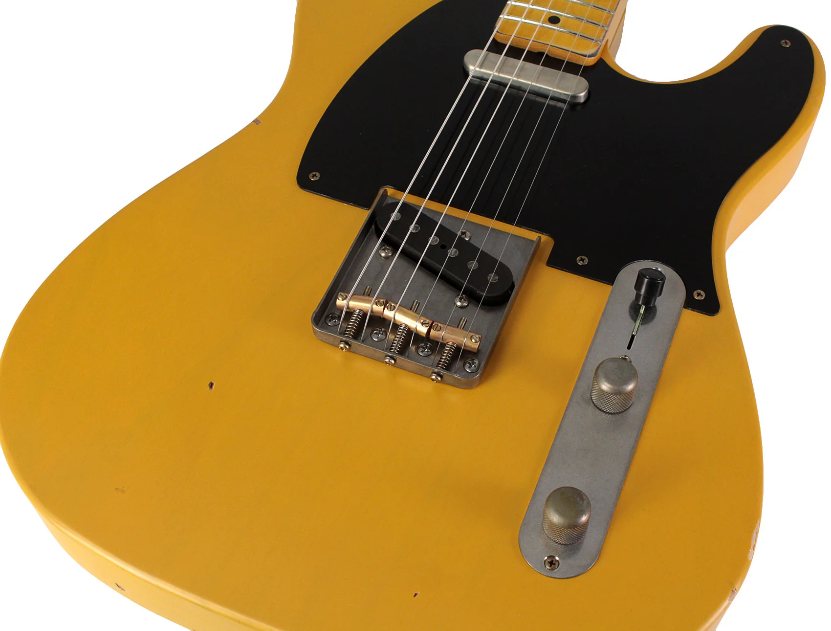 Nash T52 Guitar, Butterscotch Blonde, Light Aging - Image 3