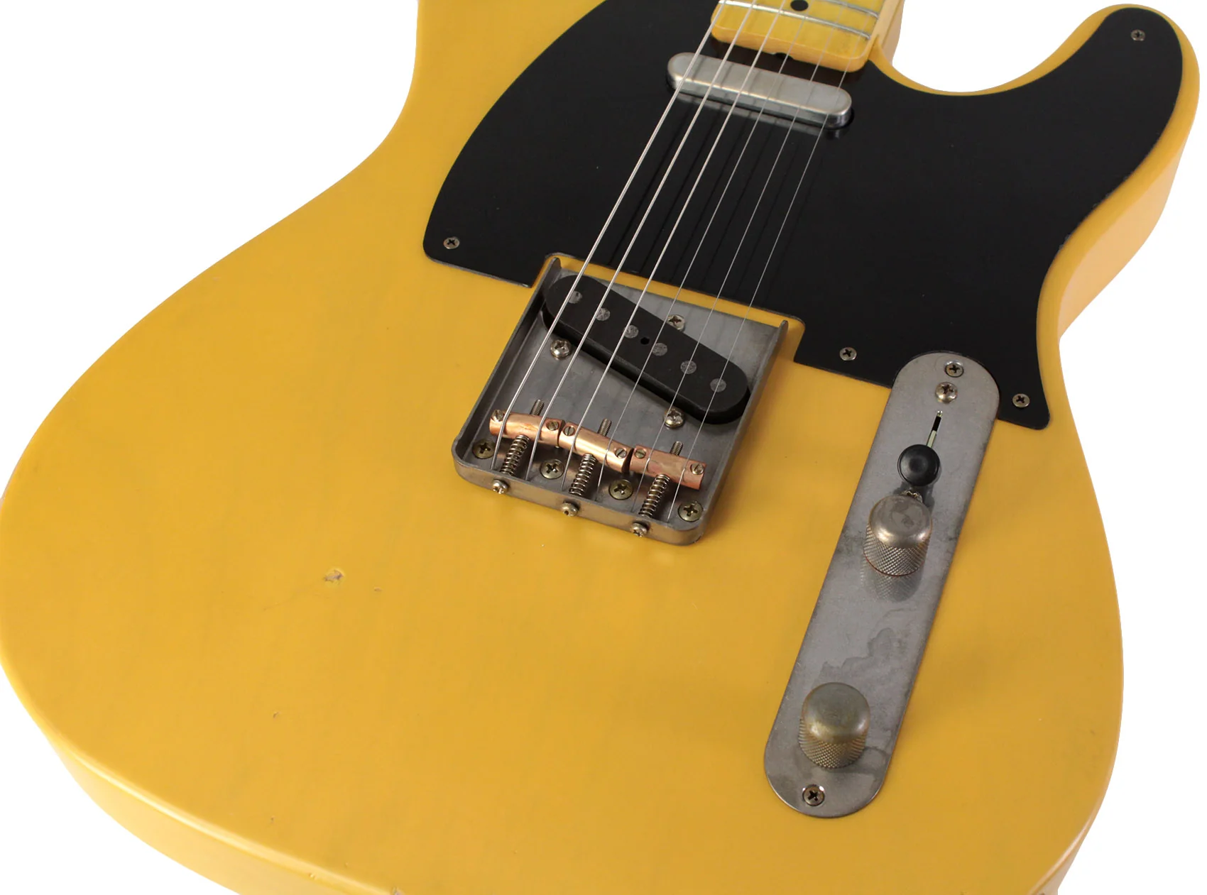 Nash T52 Guitar, Butterscotch Blonde, Light Aging - Image 3
