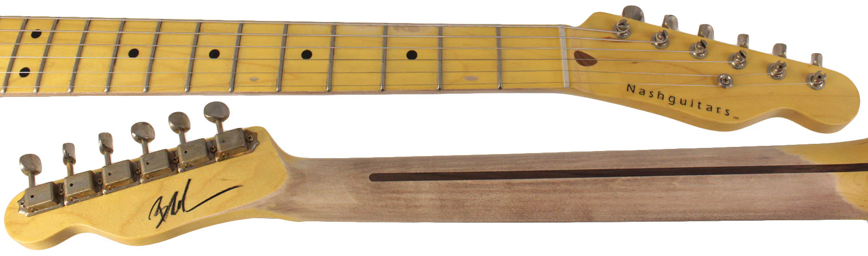 Nash T52 Guitar, Butterscotch Blonde, Light Aging - Image 8