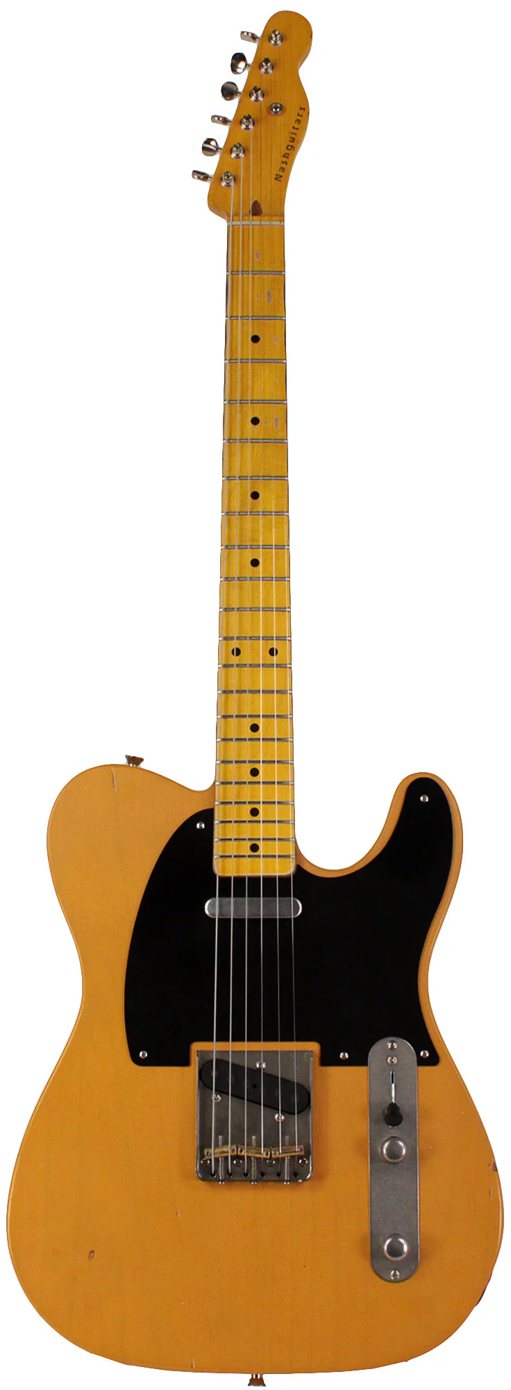 Nash T52 Guitar, Butterscotch Blonde, Light Aging