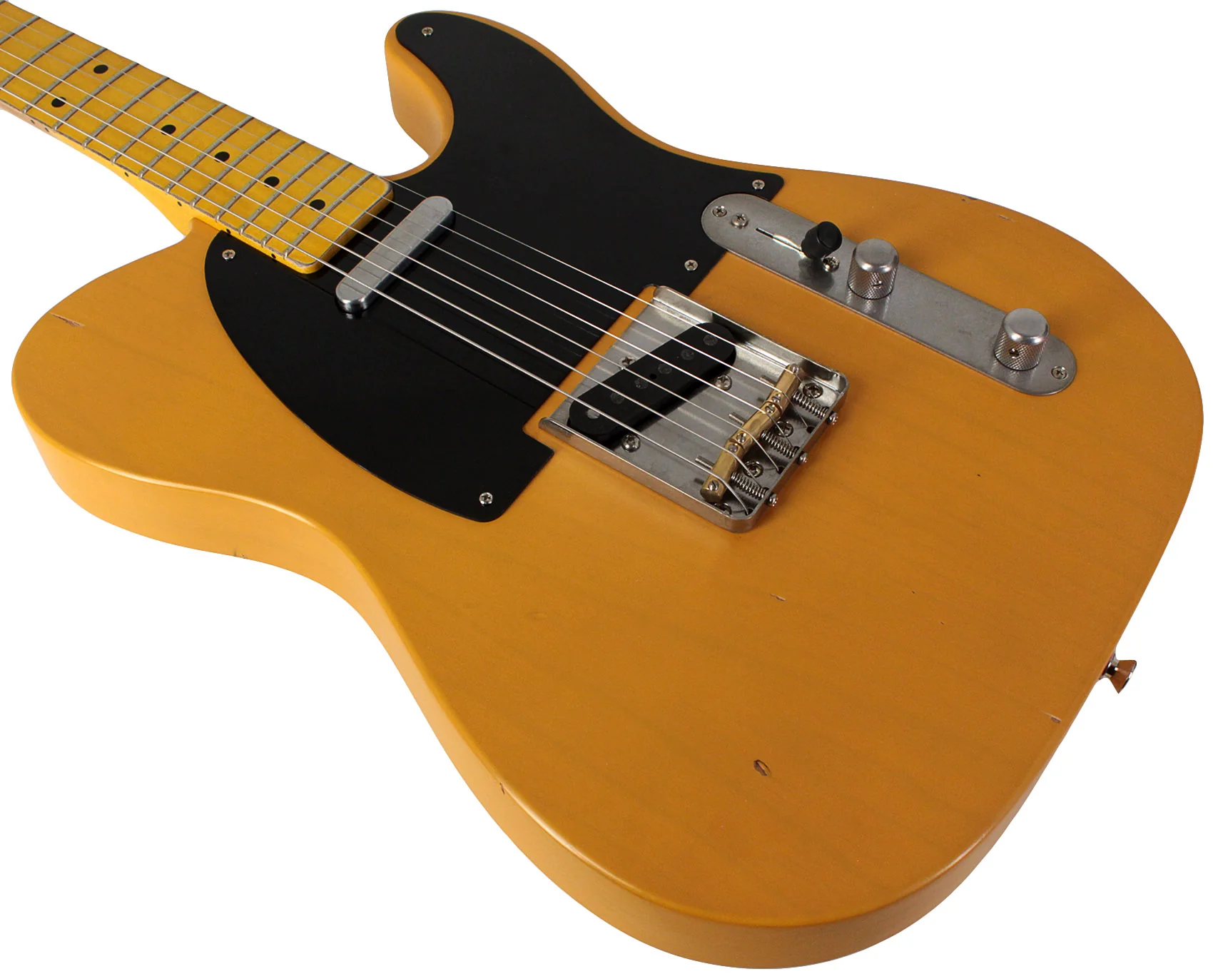 Nash T52 Guitar, Butterscotch Blonde, Light Aging - Image 4