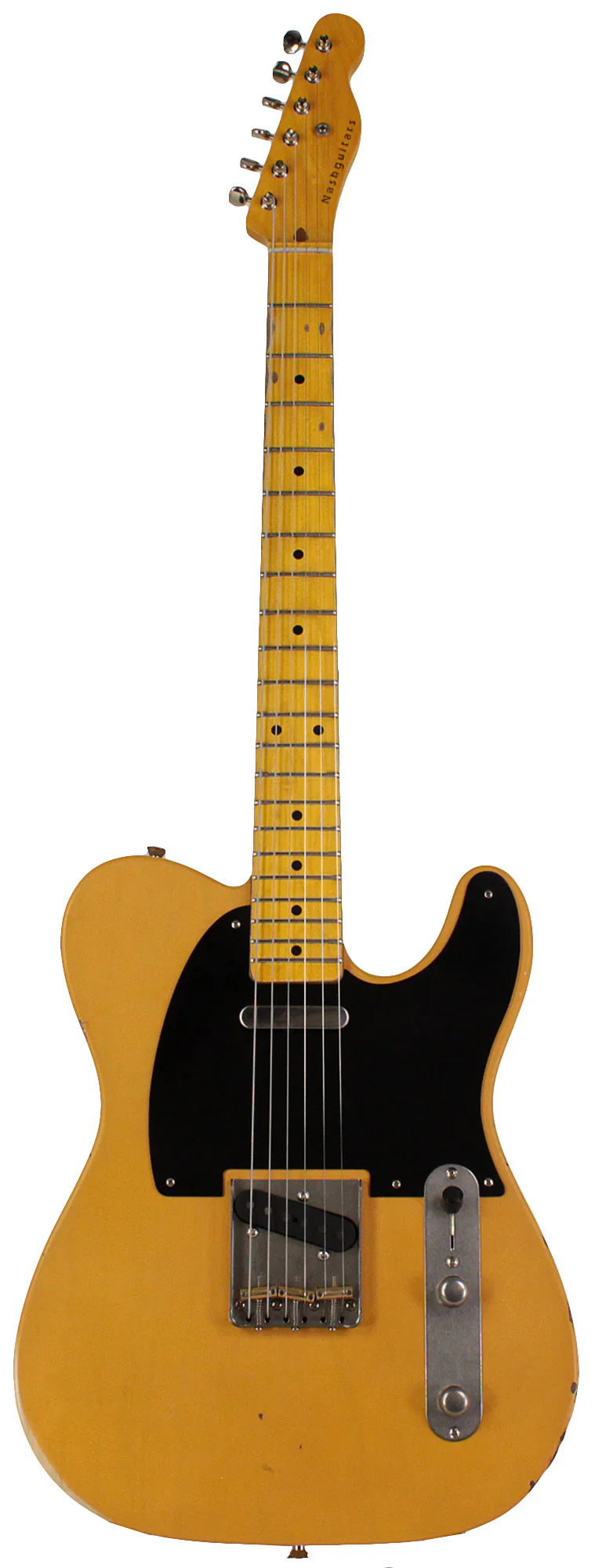 Nash T52 Guitar, Butterscotch Blonde, Light Aging