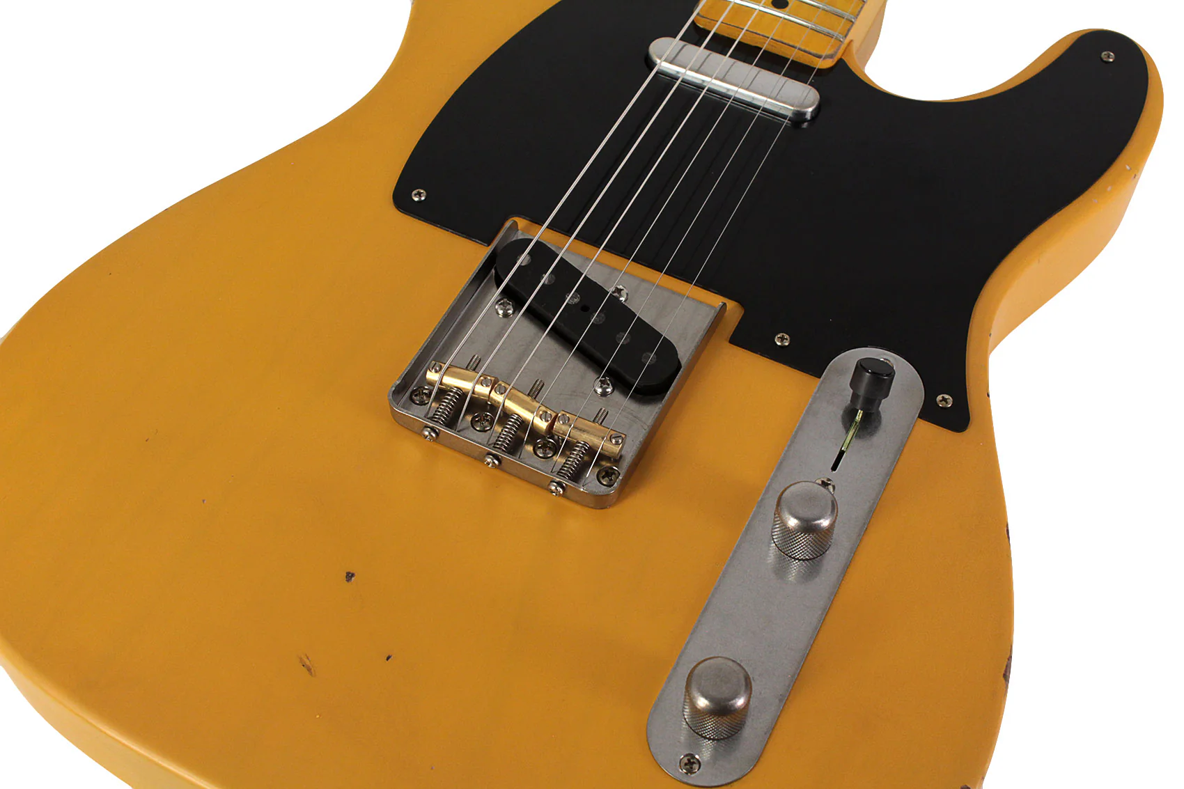 Nash T52 Guitar, Butterscotch Blonde, Light Aging - Image 3