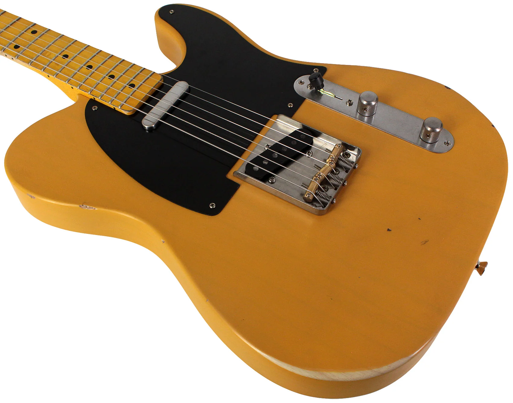 Nash T52 Guitar, Butterscotch Blonde, Light Aging - Image 4