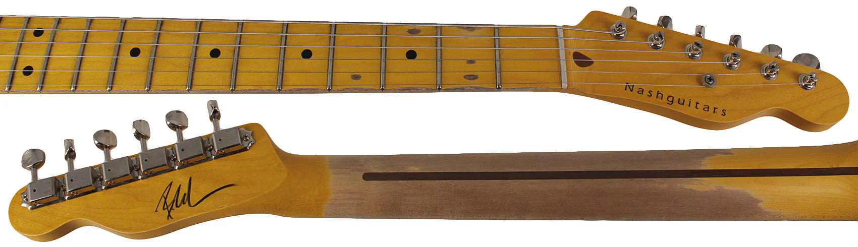 Nash T52 Guitar, Butterscotch Blonde, Light Aging - Image 8
