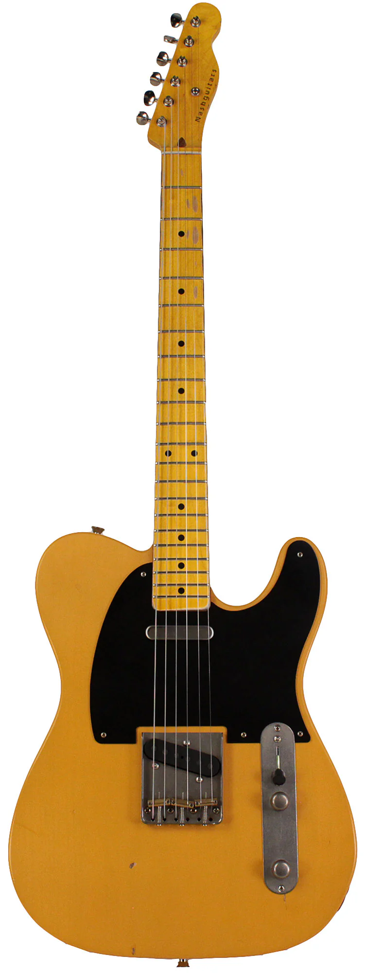 Nash T52 Guitar, Butterscotch Blonde, Light Aging