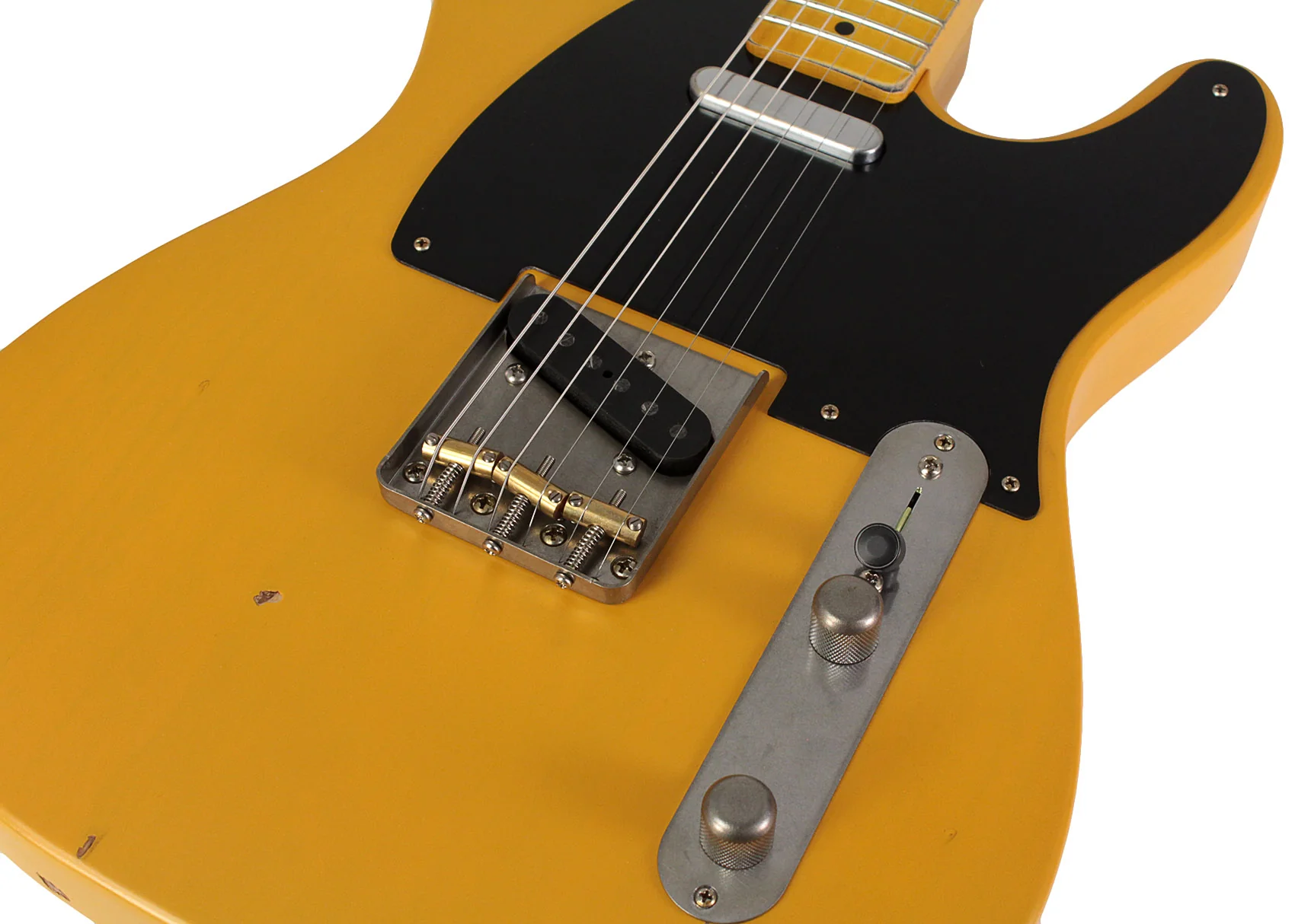 Nash T52 Guitar, Butterscotch Blonde, Light Aging - Image 3
