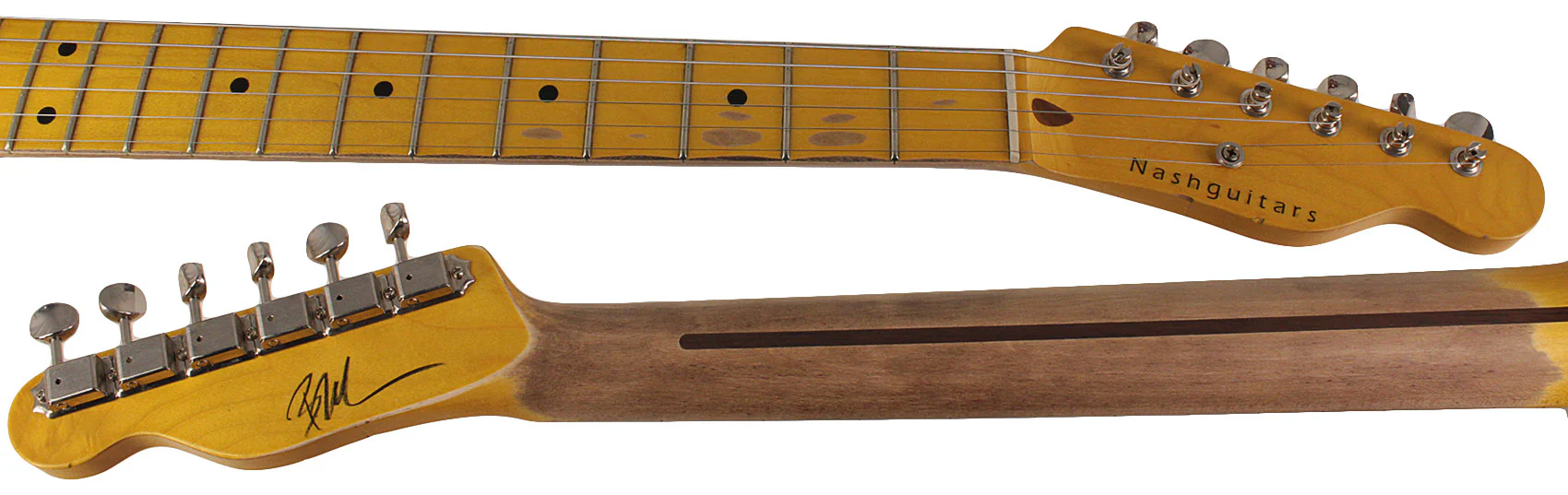 Nash T52 Guitar, Butterscotch Blonde, Light Aging - Image 8