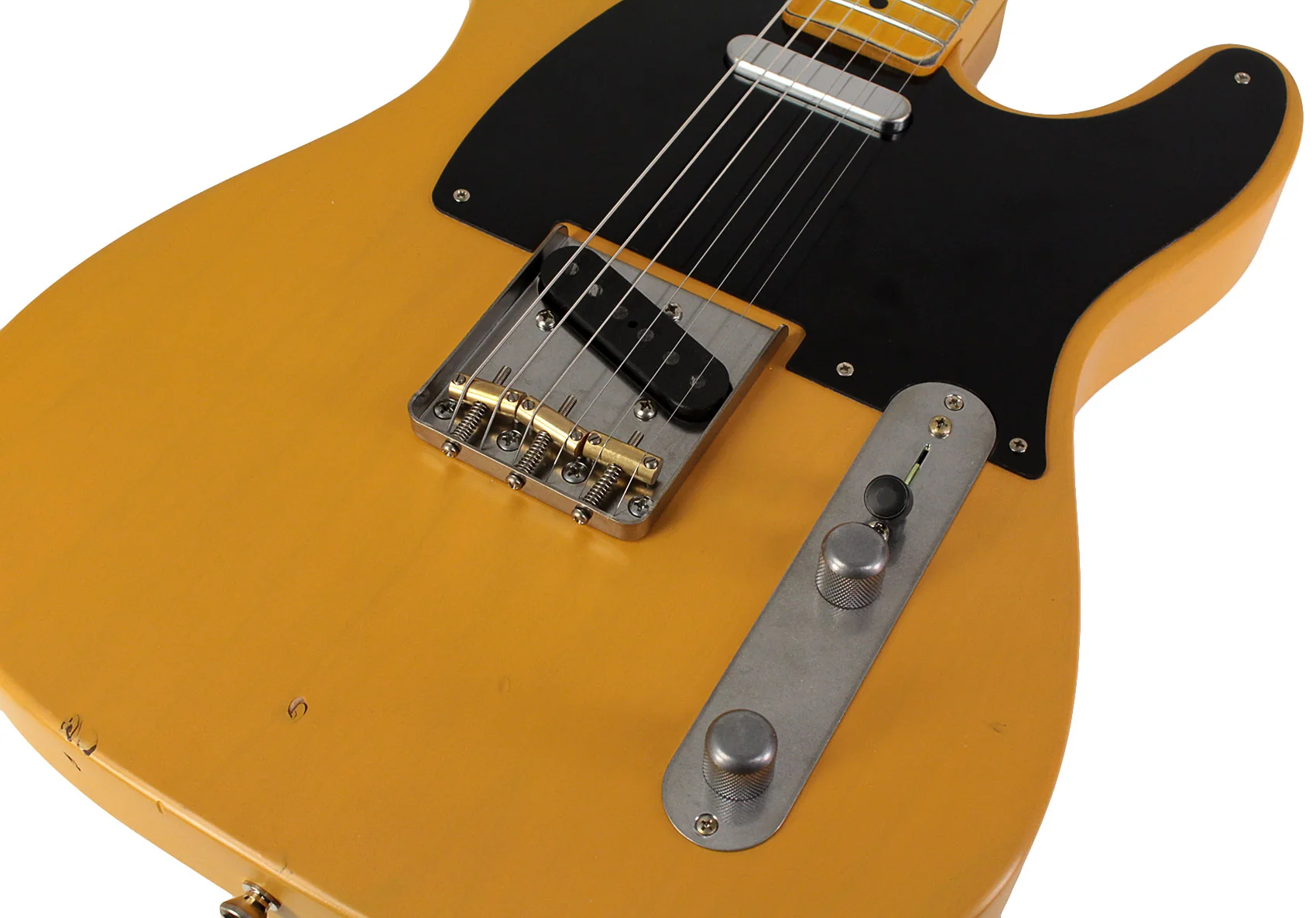 Nash T52 Guitar, Butterscotch Blonde, Light Aging - Image 3