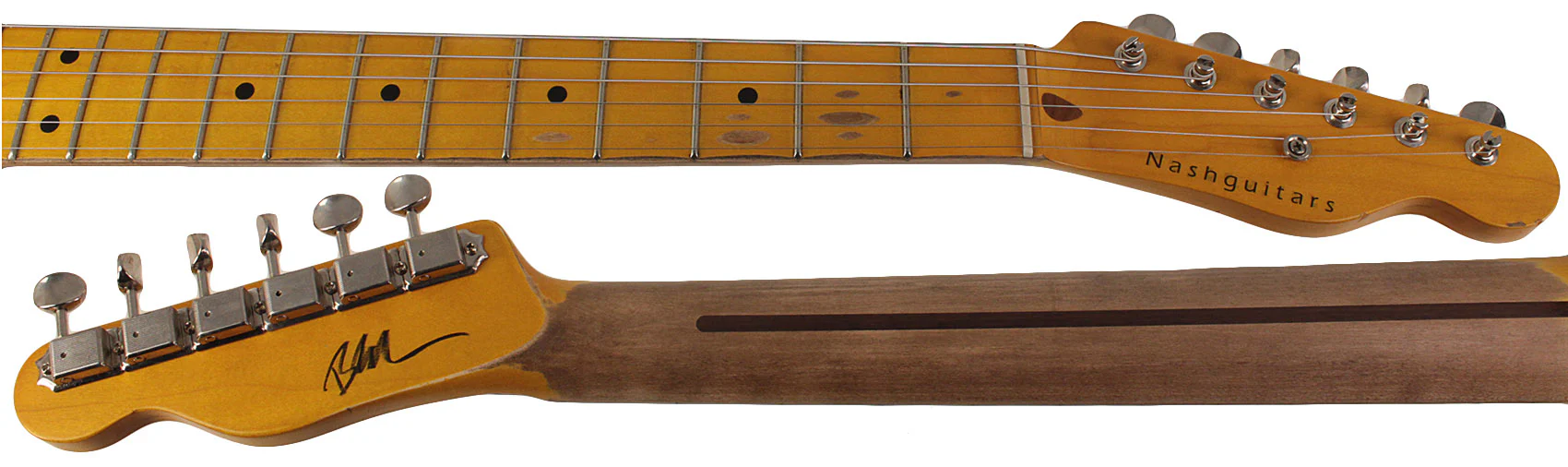 Nash T52 Guitar, Butterscotch Blonde, Light Aging - Image 8